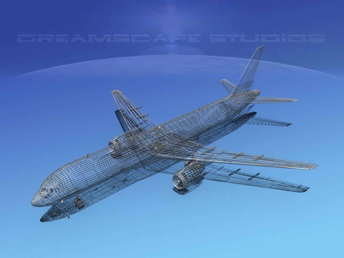Boeing 757-200 Trump 3D model_14