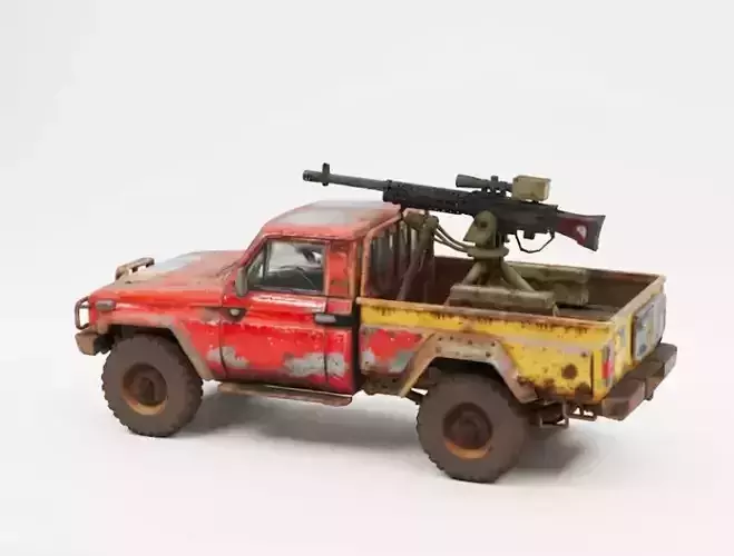 Rebel Technical Pickup 3D Model