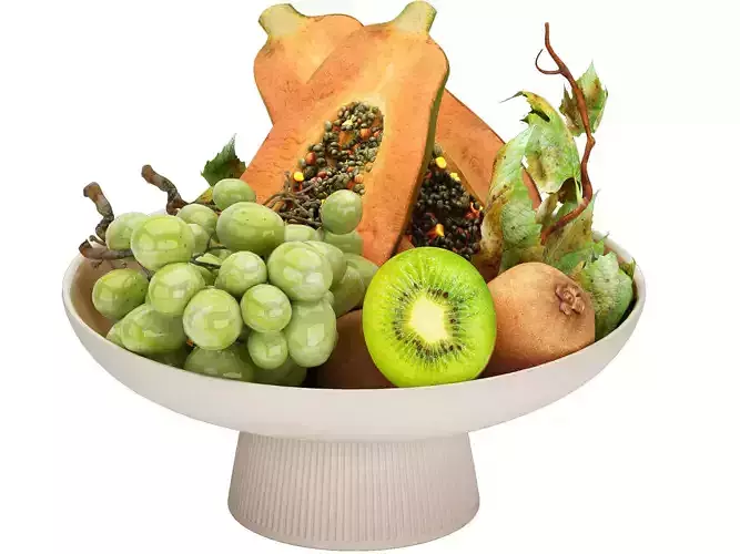 bowl of tropical fruits 18