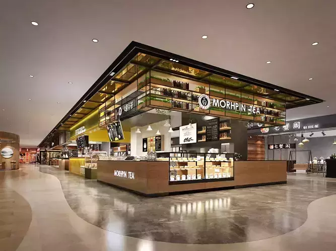 Shopping mall restaurant