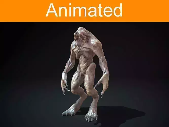 Creature Devourer Low-poly 3D model