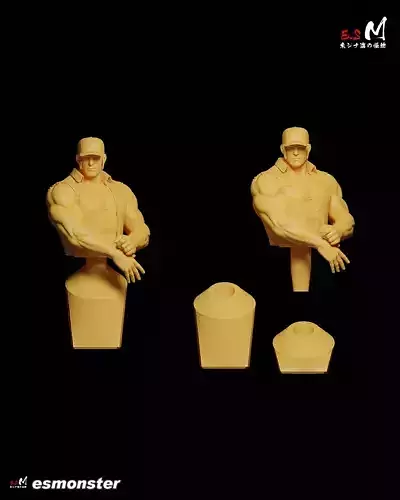 Terry  Bust By E S Monster 