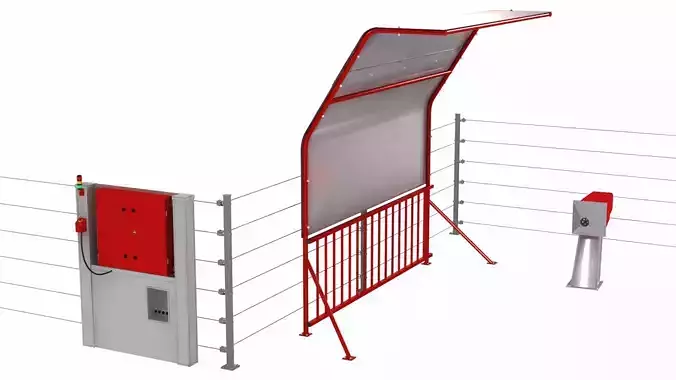 Cow Farm Automatic Feeding Machine Charge Station