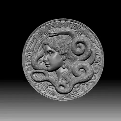  medusa cnc 3D print model 3D print model