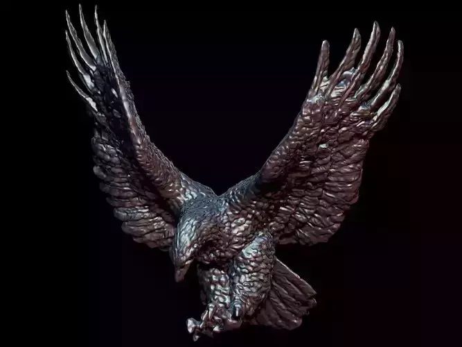 Eagle Sculpture 3D print model