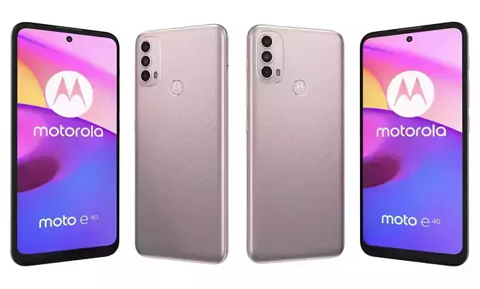 Motorola Moto E40 Gold High Poly