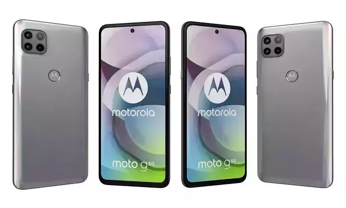 Motorola Moto G 5G Frosted Silver High Poly