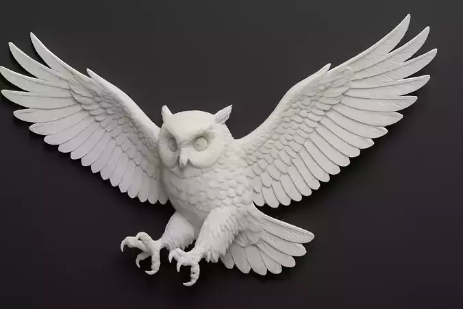 Eagle Owl Sculpture