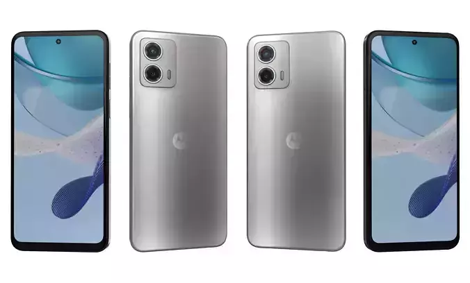 Motorola Moto G 2023 Silver High Poly