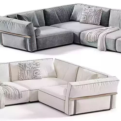 Camelot Sofa by Flexform 3D model 3