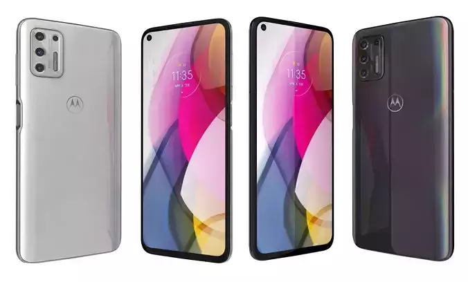 Motorola Moto G Stylus 2021 Black And White High Poly