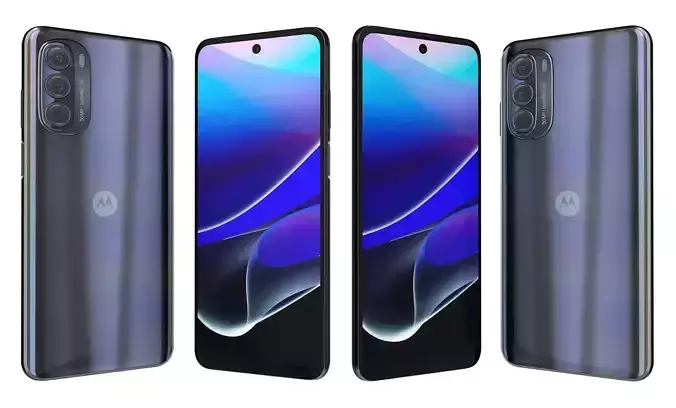 Motorola Moto G Stylus 5G 2022 Steel Blue High Poly