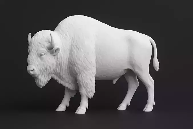 Bison Sculpture