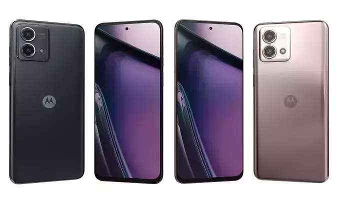 Motorola Moto G Stylus 5G 2023 Black And Gold High Poly