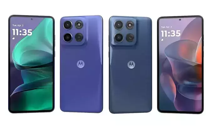 Motorola Moto G Stylus 5G 2025 Blue And Gibraltar Sea High Poly