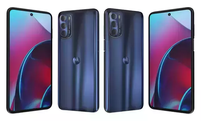 Motorola Moto G Stylus 2022 Twilight Blue High Poly