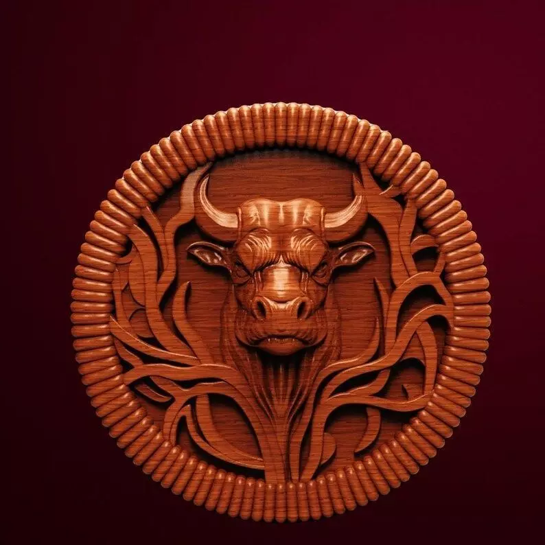 Crest Of The Ironhorn Coaster 3D Printable STL File 3D print model
