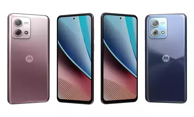 Motorola Moto G Stylus 2023 Blue And Gold High Poly