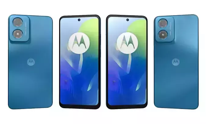 Motorola Moto G04 Blue High Poly