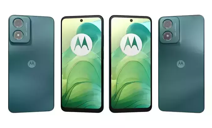 Motorola Moto G04 Green High Poly