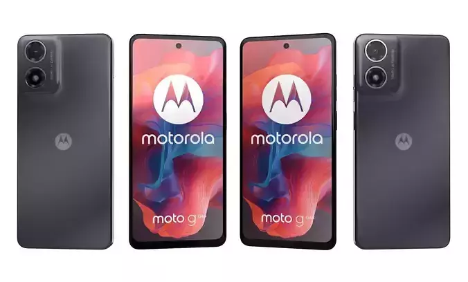 Motorola Moto G04s Black High Poly