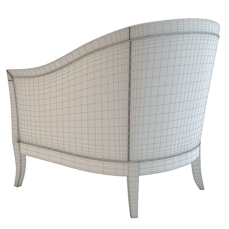 Opera Contemporary - Marta Classic Armchair 3D model_4