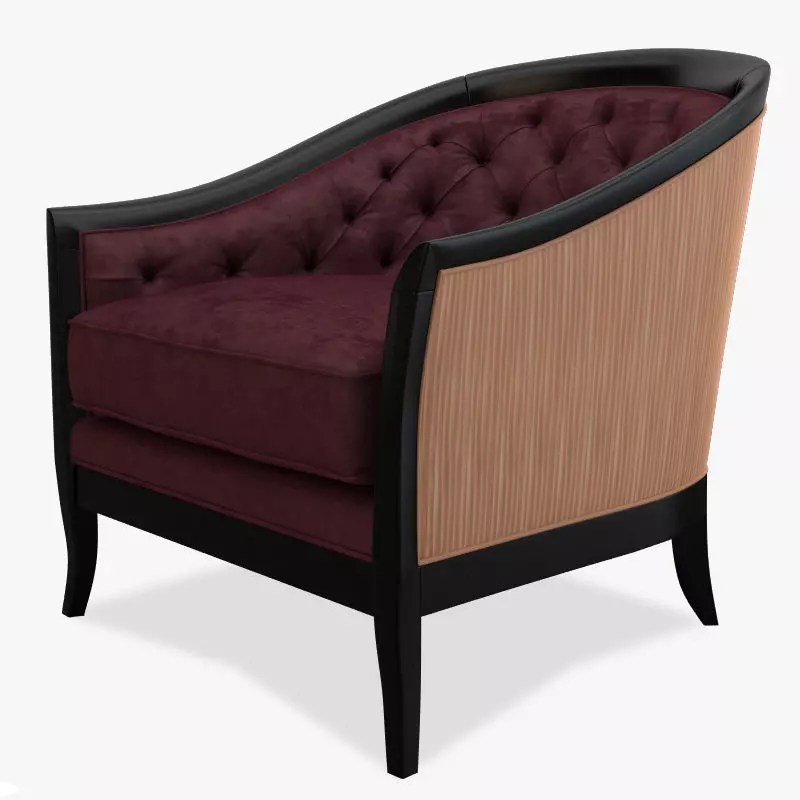 Opera Contemporary - Marta Classic Armchair 3D model_0