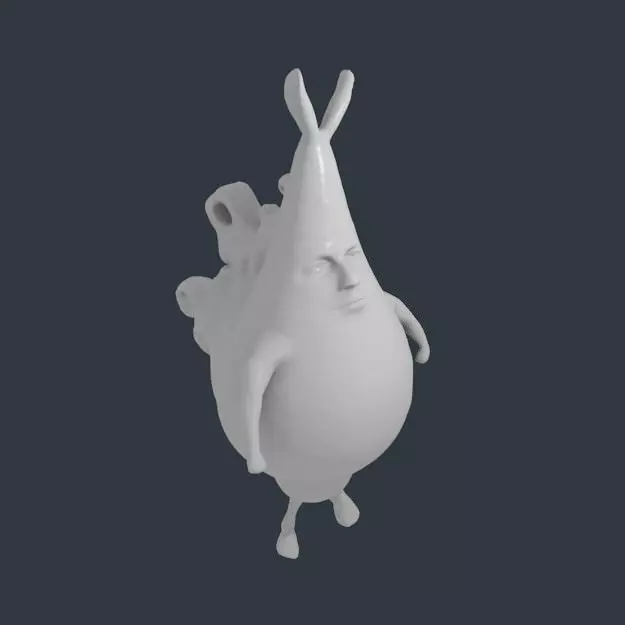 Easter guardian key ring 3D print model