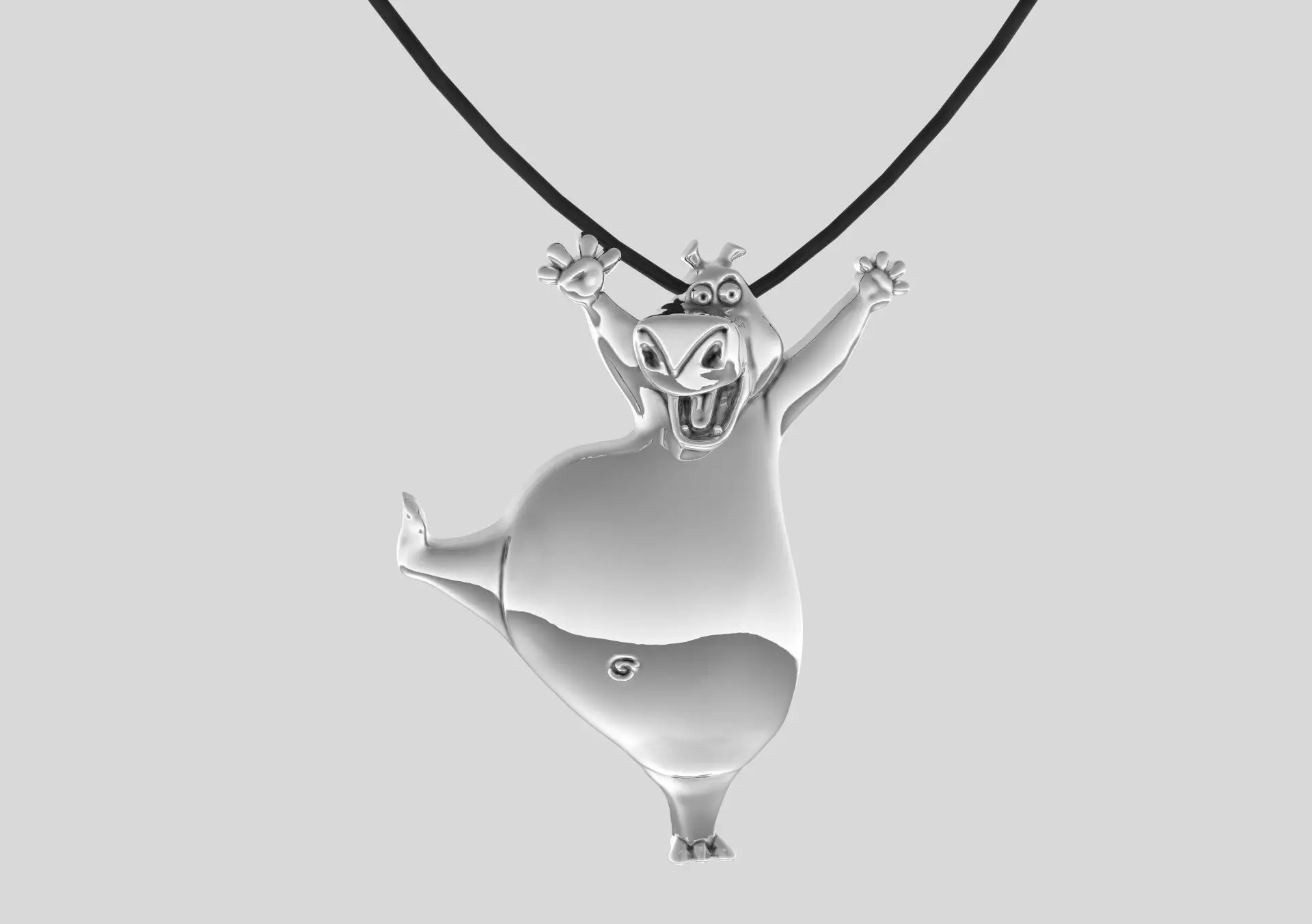 Pendant Gloria Madagascar 3D print model 3D print model_0