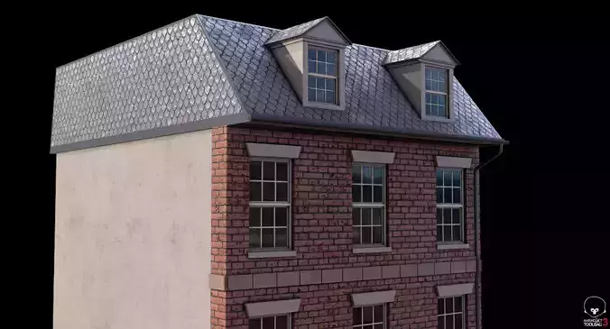 4 Apartment Buildings Collection 3D Model Pack 4