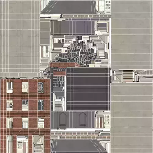 4 Apartment Buildings Collection 3D Model Pack 6