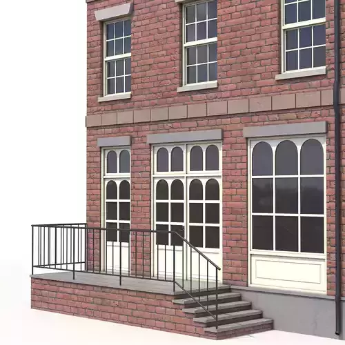 4 Apartment Buildings Collection 3D Model Pack 3