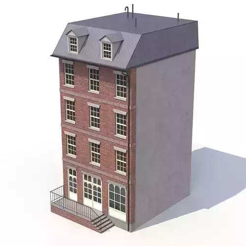 4 Apartment Buildings Collection 3D Model Pack 2