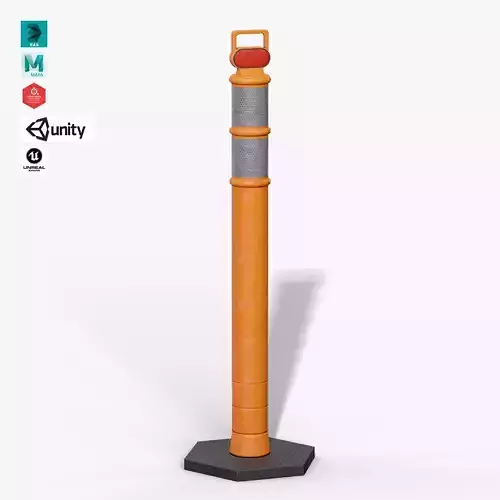 Portable Delineator Post