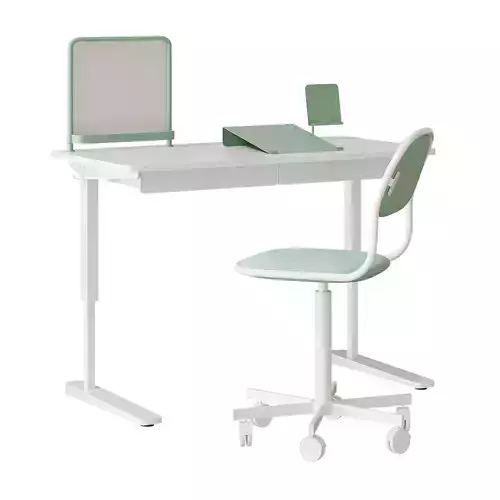 IKEA Relatera desk and IKEA chair ORFJALL