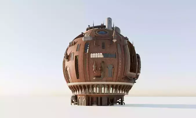 Cyberpunk Building 02