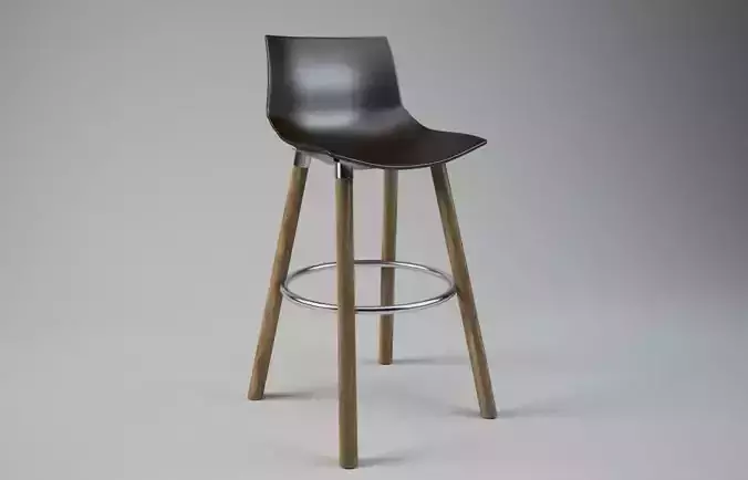 Wooden Bar Stool