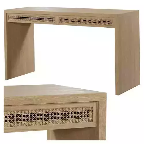 Marina Cane Console Desk by Pottery Barn