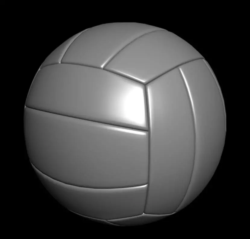 volleyball ball Free 3D model