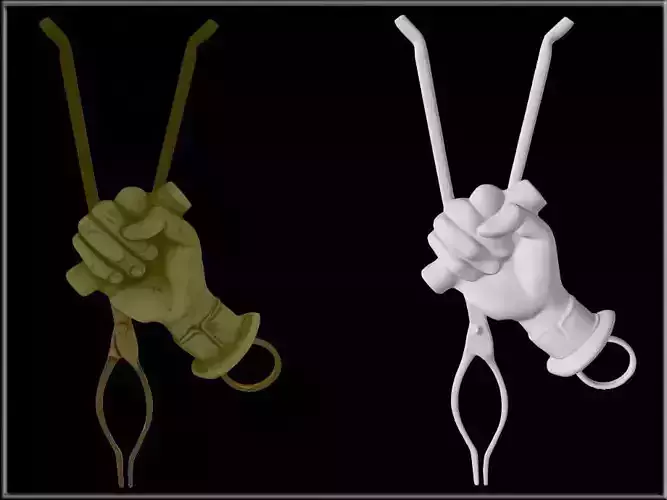 Victorian Brass Skirt Lifter