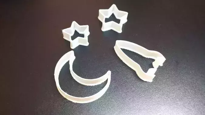 Set of Cookie Cutters from Space