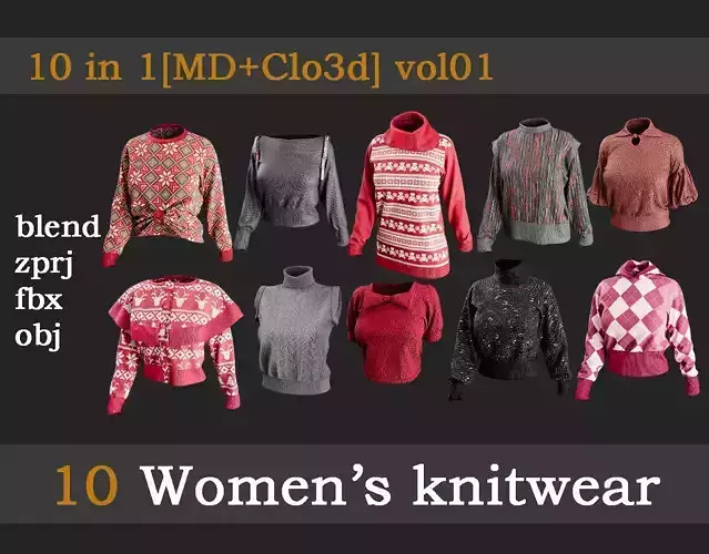 10 Womens knitwear vol01