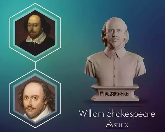 William Shakespeare Bust Sculpture