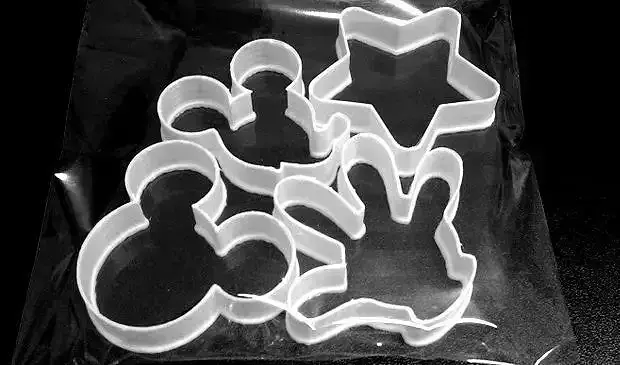 Set of cookie cutters Mickey Mouse 3D print model