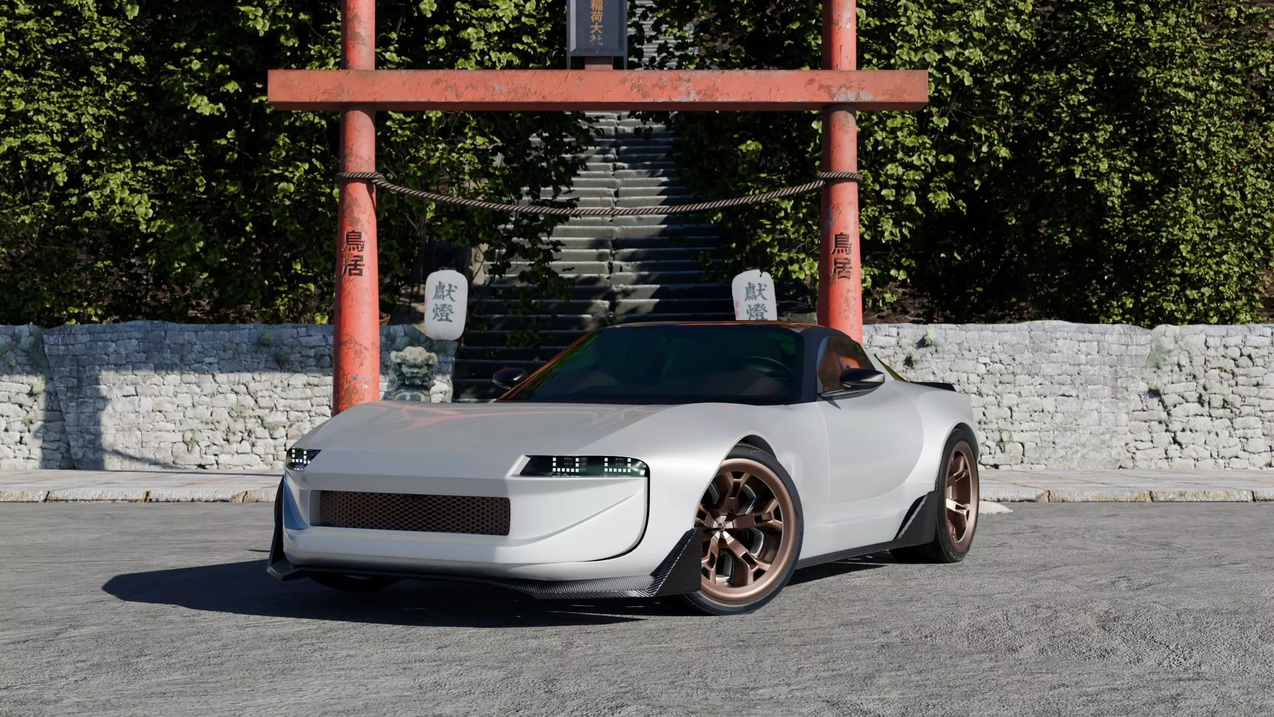 ONI - JDM inspired car design Free 3D model