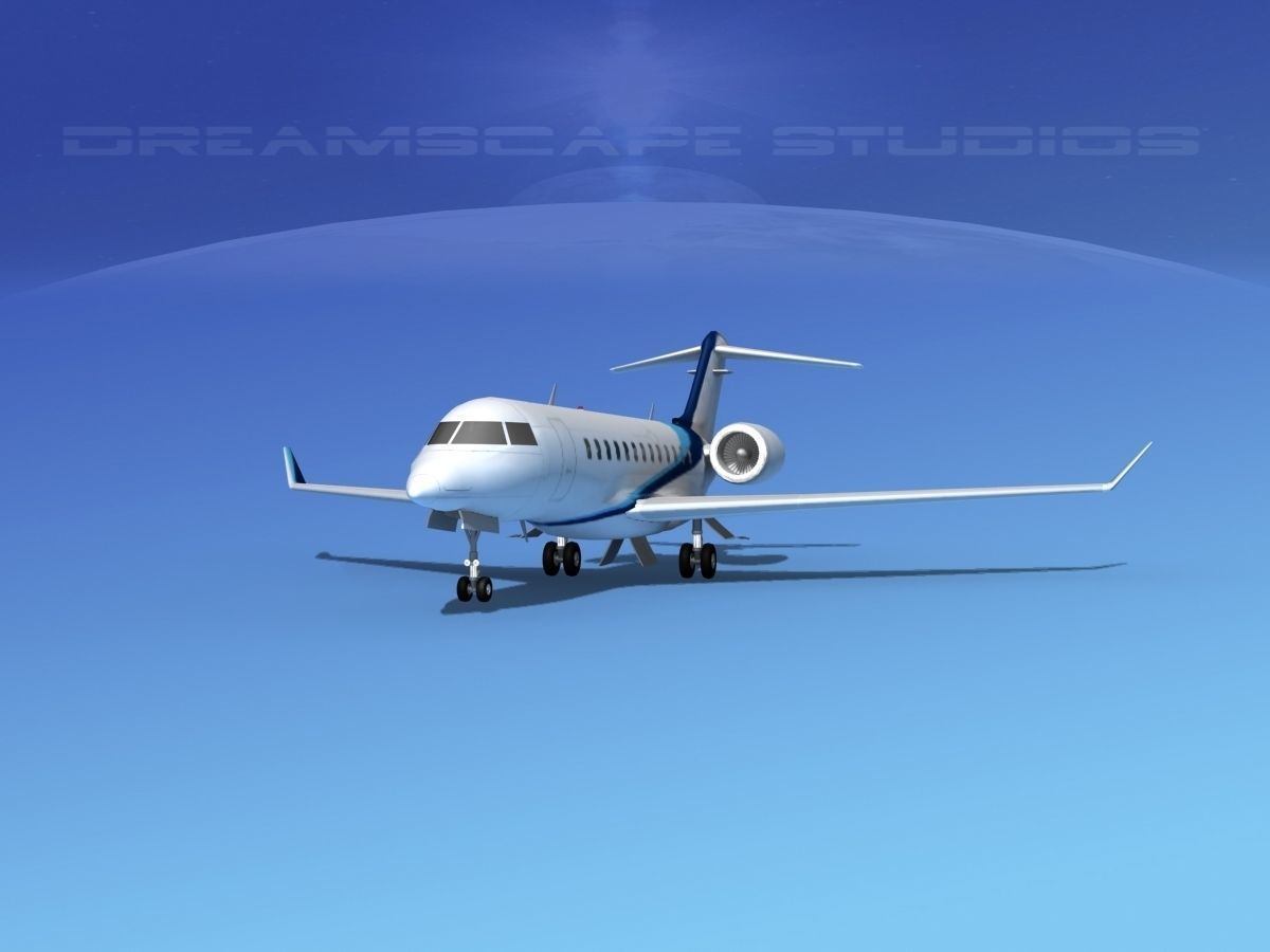 Bombardier Global Express 6000 V10 3D model_1