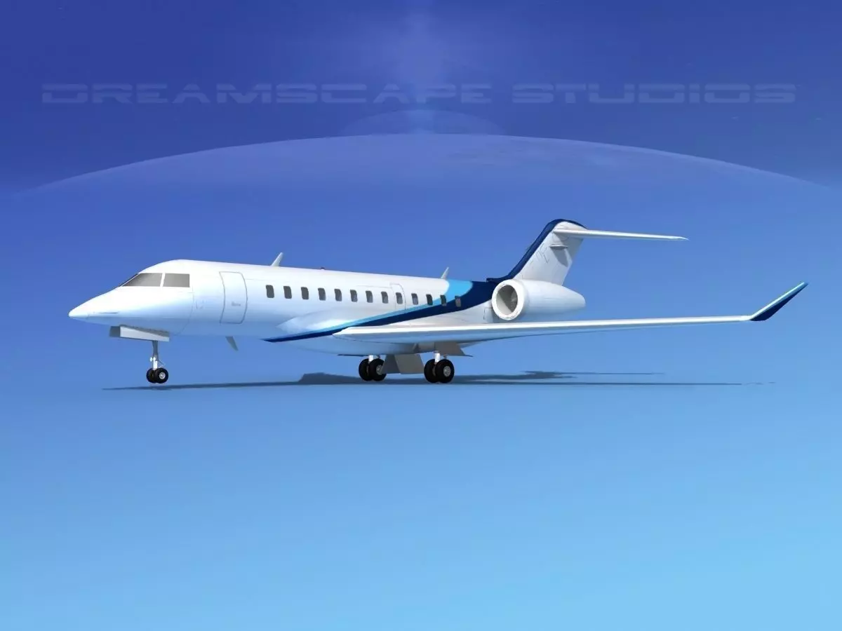 Bombardier Global Express 6000 V10 3D model_0