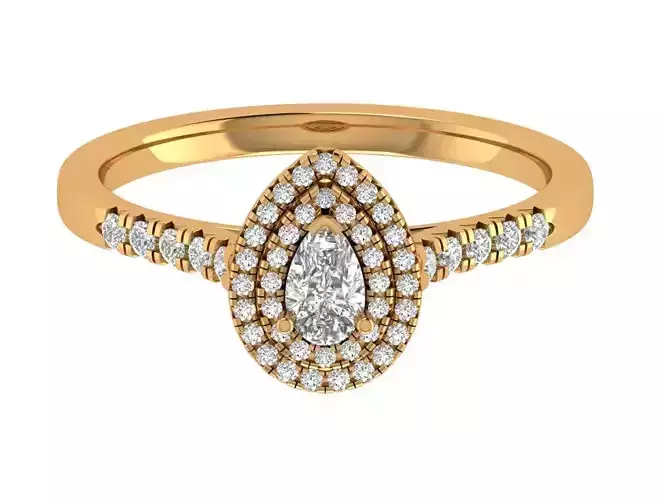 Pear Engagement Ring