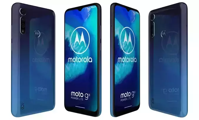 Motorola Moto G8 Royal Blue High Poly
