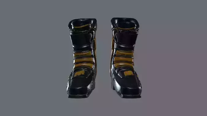 Ski Boots - Realistic PBR 3D Model 